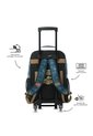 Maleta Para Niño Con Ruedas Jurassic World Territory Grande Azul de Totto