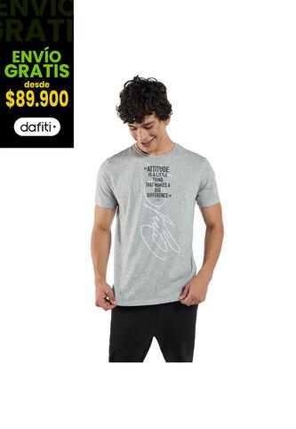 Camiseta Para Hombre Mozartpro Gris Totto