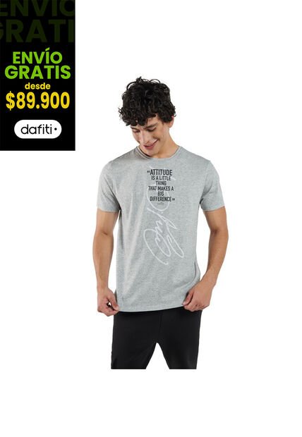 Camiseta Para Hombre Mozartpro Gris