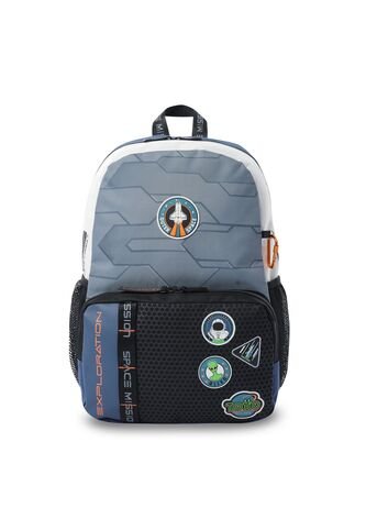 Morral Para Niño Gemini 2 Mediano Gris Totto