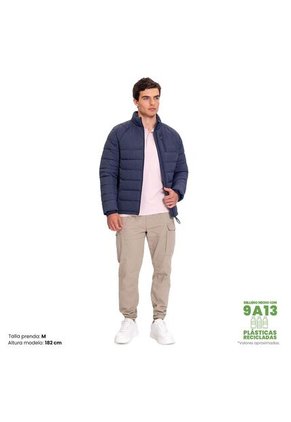 Chaqueta Acolchada Para Hombre Pedro Azul