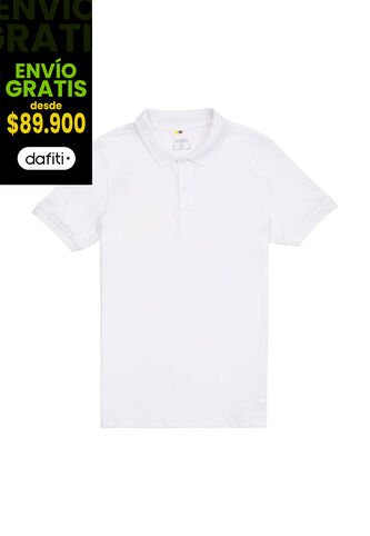Camisa Polo Spencer Blanca Hombre Totto