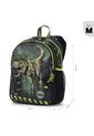 Morral Para Niño Dino Rock Mediano Verde de Totto