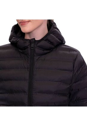 Chaqueta Acolchada Para Mujer Colorfull Pro Negra