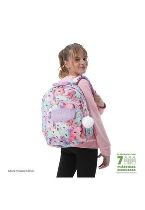 Morral Juvenil Porta PC 13" Gommas Blanco