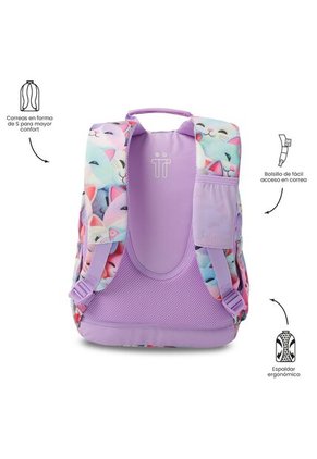 Morral Juvenil Porta PC 13" Gommas Blanco