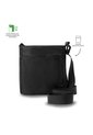Bolso Para Mujer Supiori Tipo Crossbody Pequeño Negro de Totto