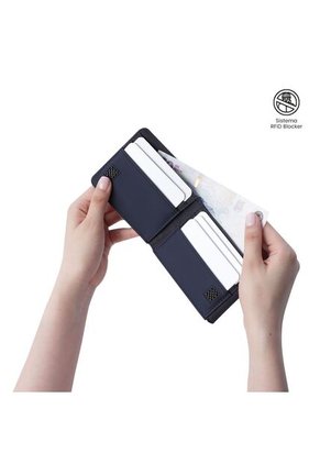 Billetera Para Hombre Ermac 3.0 Con RFID Blocker Azul