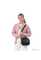 Bolso Para Mujer Corneana Tipo Crossbody Pequeño Negro de Totto