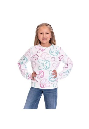 Buzo Cuello Redondo Para Niña Viterby Blanco