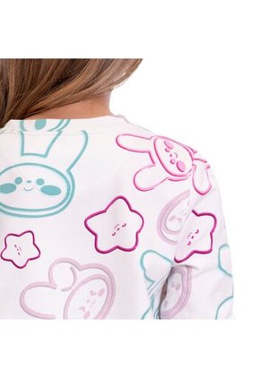 Buzo Cuello Redondo Para Niña Viterby Blanco