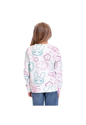 Buzo Cuello Redondo Para Niña Viterby Blanco