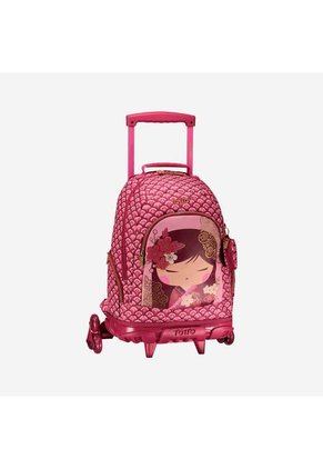 Morral Con Ruedas Para Niña Kokeshi L