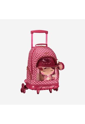 Morral Con Ruedas Para Niña Kokeshi L