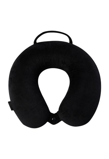 Almohada De Viaje Memory Foam Jet Pillow Negra