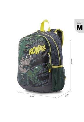 Combo Escolar Morral Dinoroarr + Lonchera Y Cartuchera
