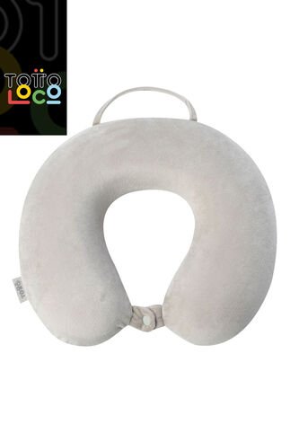 Almohada De Viaje Memory Foam Jet Pillow Beige Totto