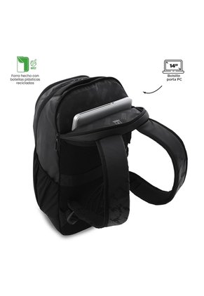 Morral Para Hombre Marvel Black Mediano Negro