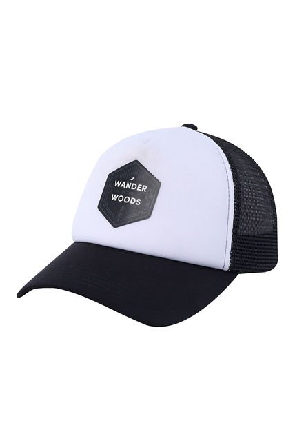 Gorra Camionera Atlasy Blanca/Negra