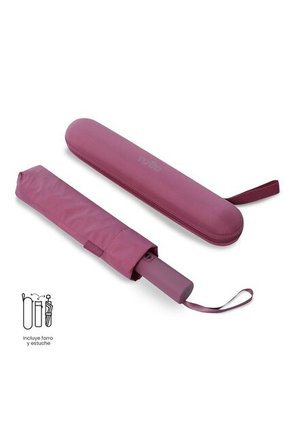 Sombrilla Mediana Solea Con Filtro UV Rosada Rose