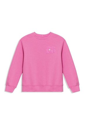 Buzo Cuello Redondo Para Niña Capibara Rosado