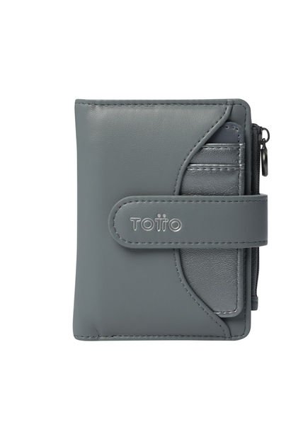 Billetera Style Dull Con RFID Blocker Gris