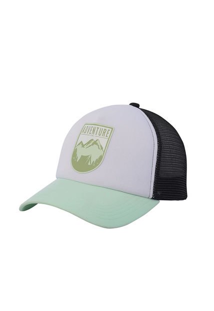 Gorra Camionera Atlasy Blanca/Verde