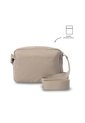Bolso Para Mujer Amsu 2.0 Tipo Crossbody Pequeño Beige de Totto