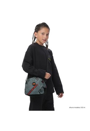 Lonchera Térmica Para Niño Grand Prix Mediano Gris