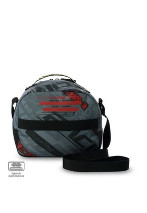 Lonchera Térmica Para Niño Grand Prix Mediano Gris