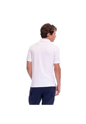 Camiseta Tipo Polo En Jersey Para Hombre Totto Blanca Mkp