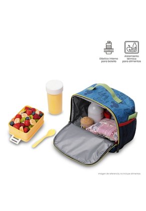 Combo Escolar Morral Con Ruedas Mickey + Lonchera Y Cartuchera