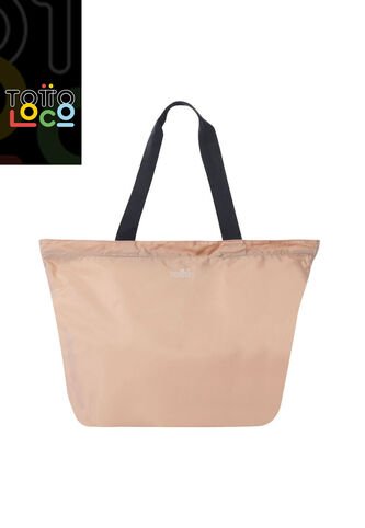 Bolso Plegable Shopping Ramel Liviana Durazno Totto