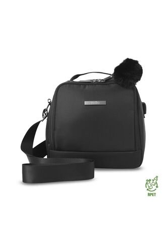 Lonchera Ejecutiva Adelaide Pequeña Térmica Negra Totto