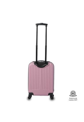 Maleta De Viaje Rocka S Cabina 10Kg Rosada Para Mujer Totto