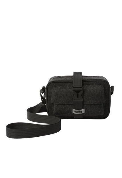 Bolso Para Hombre Knit Crossbody Negro