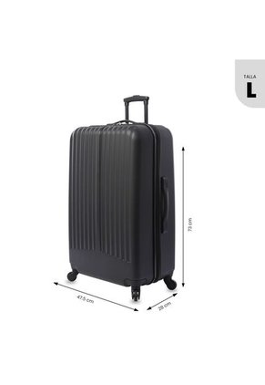 Maleta De Viaje Rocka Bodega 23Kg Negra Unisex Totto