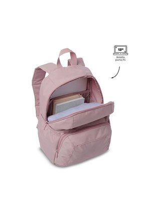 Morral Universitario Gammato 2.0 Porta PC 13" Rosado Mujer