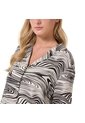 Camisa Manga Corta Brezo Para Mujer Blanca de Totto