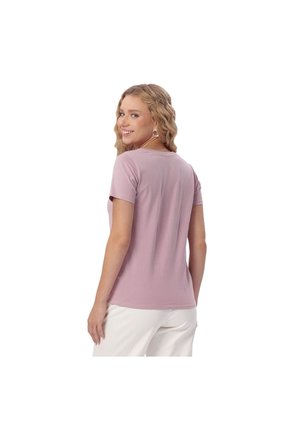 Camiseta Estampada Para Mujer Prime Manga Corta Rosada