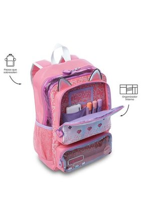 Morral Para Niña Andy Cat Mediano Rosado