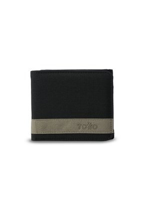 Billetera Hombre Lad Grande Con RFID Blocker Negra