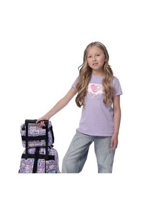 Lonchera Térmica Para Mujer Pizarra Glitter Mediano Rosada