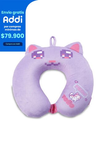 Almohada De Viaje Para Niña Andy Cat Morada Totto