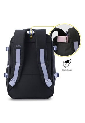 Morral Multifuncional De Viaje Mediano Trip Morado