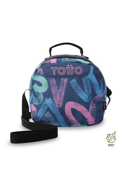Lonchera Térmica Para Mujer Borrador Mediano Azul