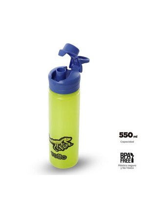 Botilito Para Niño Dino Rock 550 ML Verde