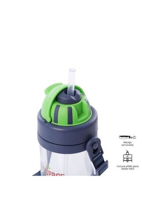 Botilito Para Niño Panda Space 400 ML Azul