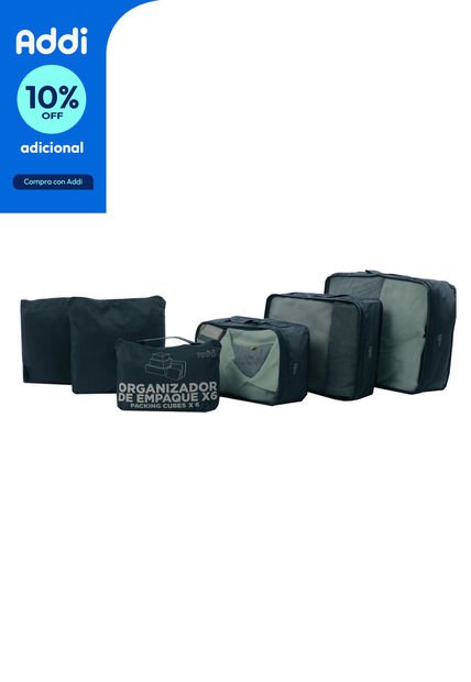 Organizador De Viaje Packing Cube X 6 Azul