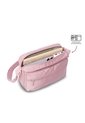 Bolso Para Mujer Amsu 2.0 Tipo Crossbody Pequeño Rosado de Totto